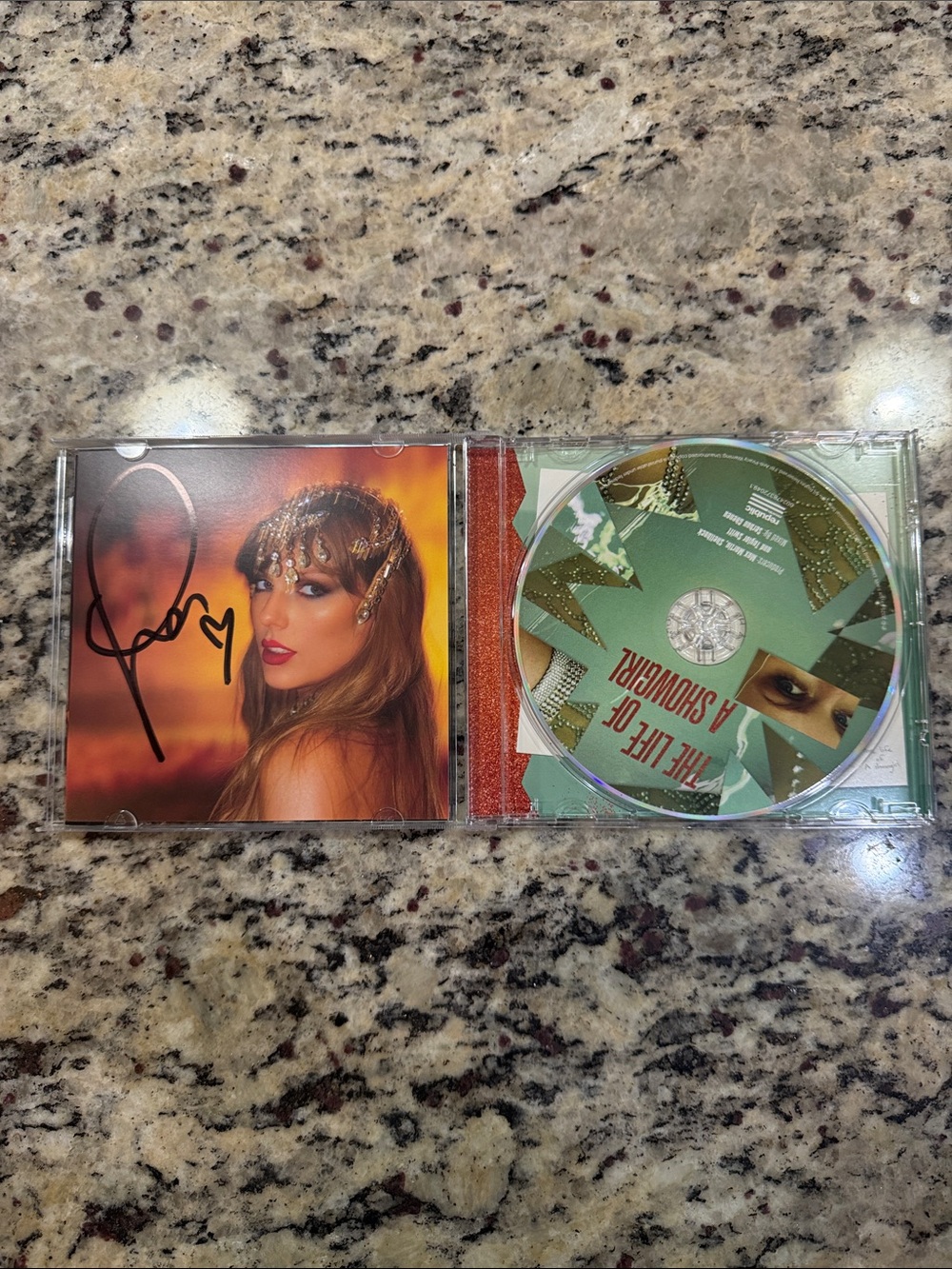 Autographed TAYLOR SWIFT  LIFE OF A SHOWGIRL